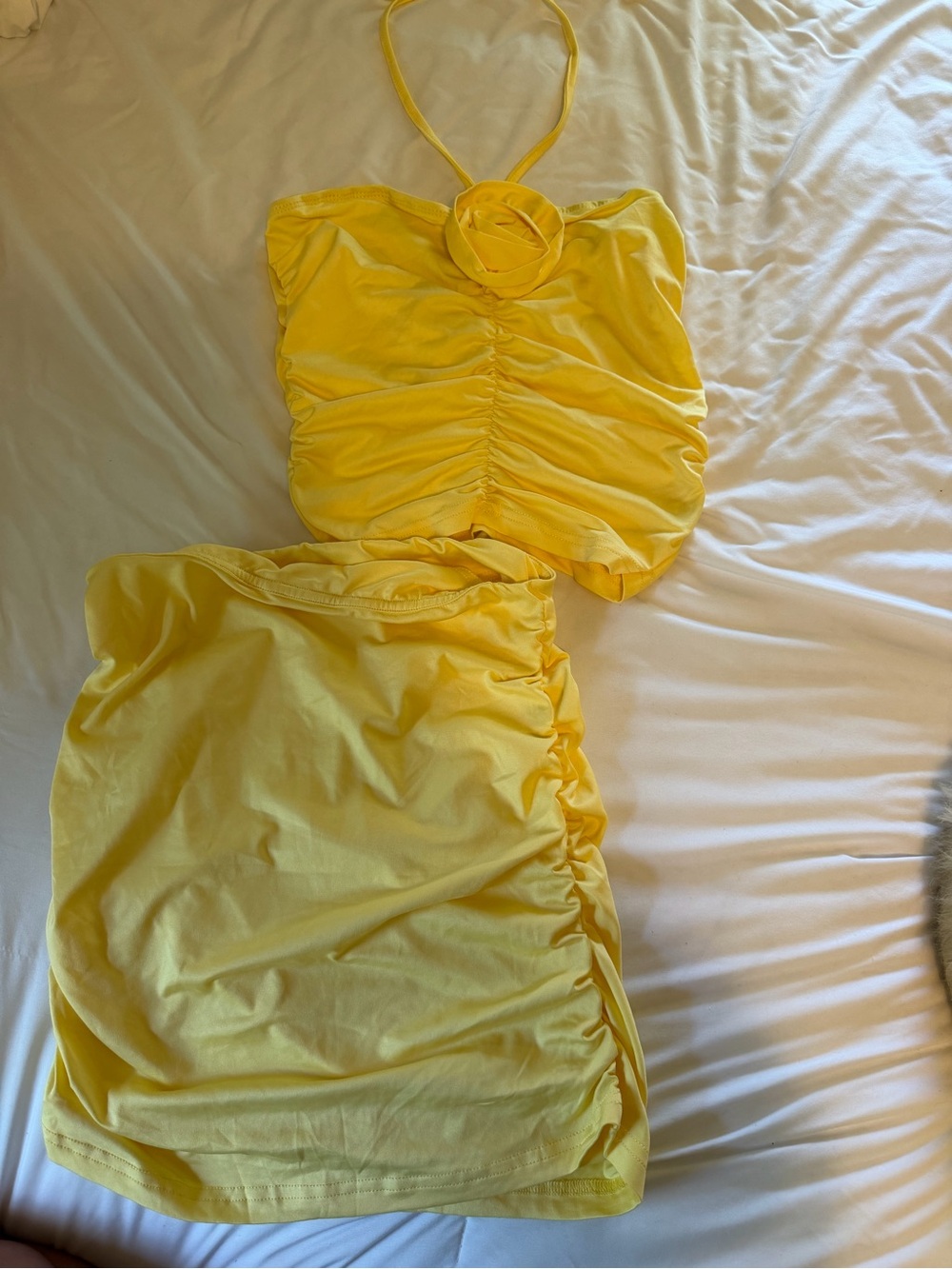 Yellow Matching Set